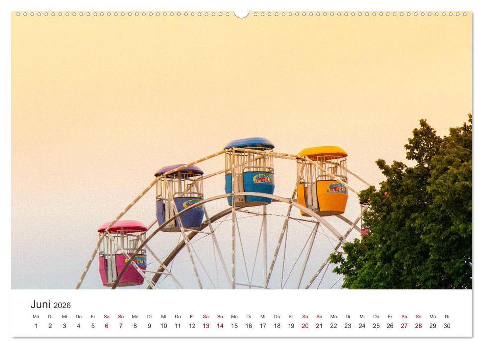 Riesenräder - Ein Spaß für jung und alt. (CALVENDO Wandkalender 2026)