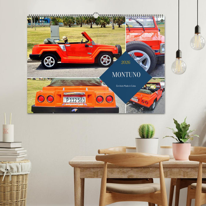 MONTUNO - Ein Auto Made in Cuba (CALVENDO Wandkalender 2026)