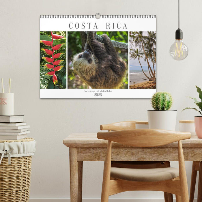 Costa Rica - unterwegs mit Julia Hahn (CALVENDO Wandkalender 2026)