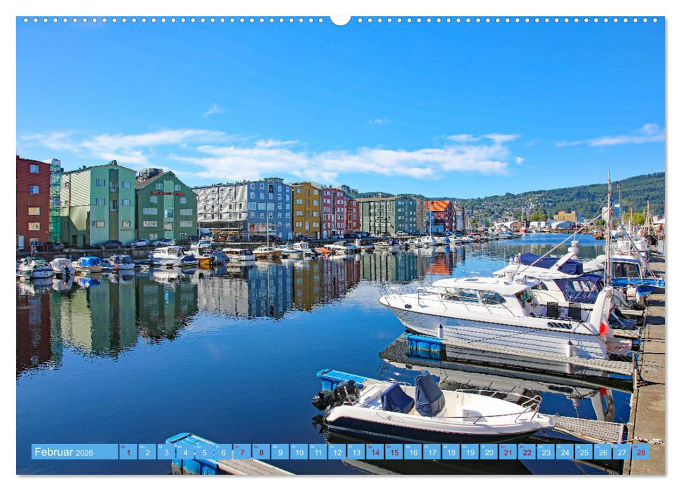 So schön ist Trondheim (CALVENDO Wandkalender 2026)