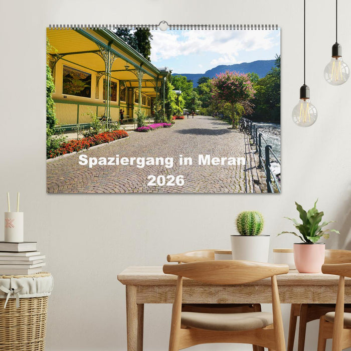 Spaziergang in Meran (CALVENDO Wandkalender 2026)