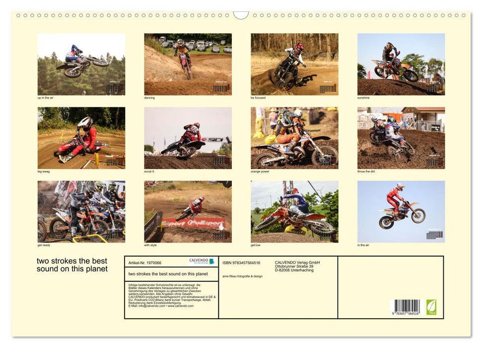 two strokes the best sound on this planet (CALVENDO Wandkalender 2026)