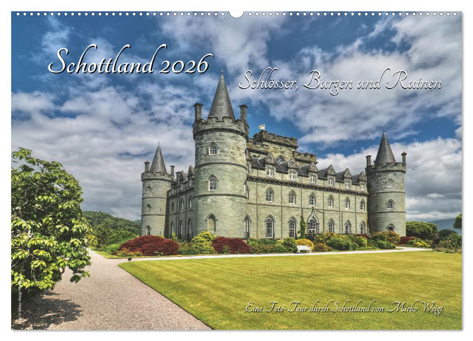 Schottland 2026 Schlösser, Burgen und Ruinen (CALVENDO Wandkalender 2026)