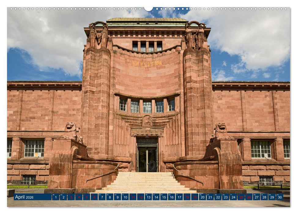 Mannheim - Jugendstil bis Popart (CALVENDO Wandkalender 2026)