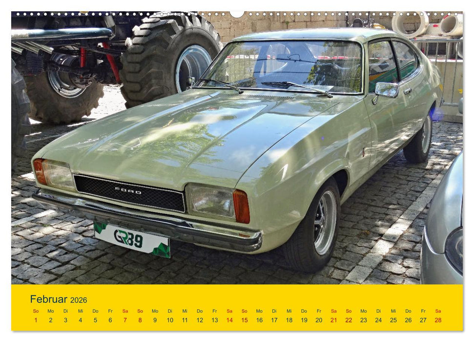 Automobile Träume der 70er (CALVENDO Wandkalender 2026)