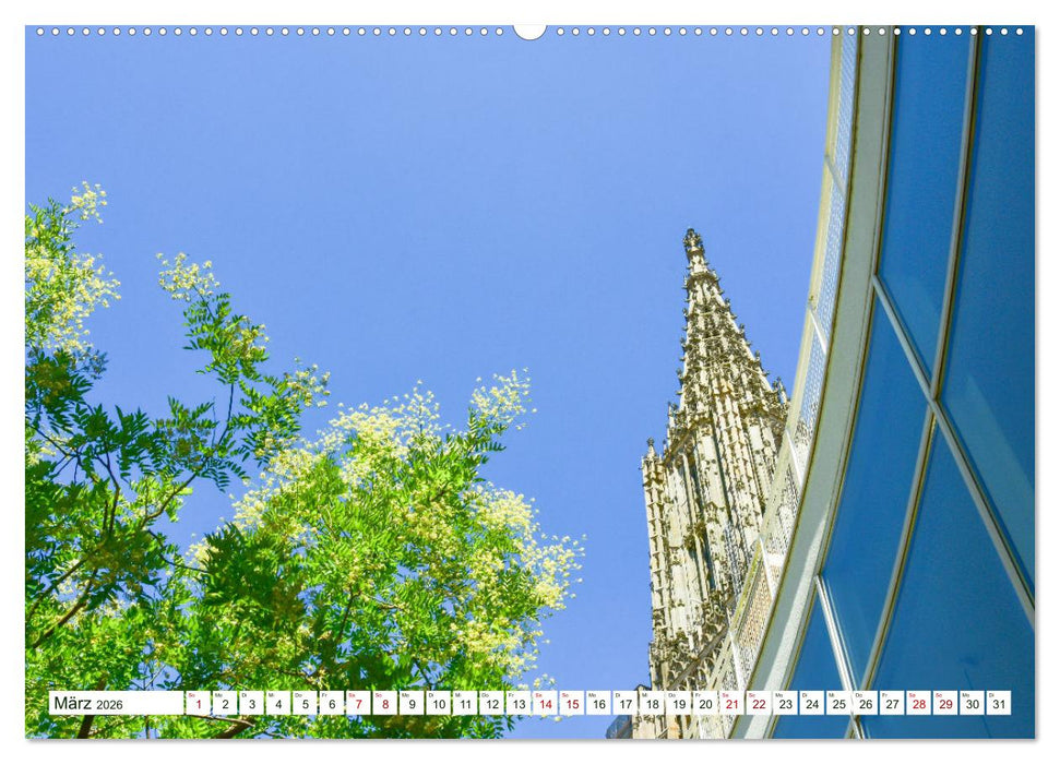 Ulm Gestern und Heute (CALVENDO Wandkalender 2026)