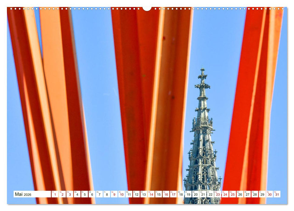 Ulm Gestern und Heute (CALVENDO Wandkalender 2026)