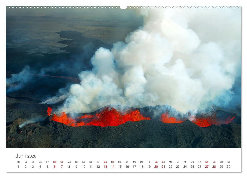 Vulkane - Beeindruckende Feuerberge (CALVENDO Wandkalender 2026)