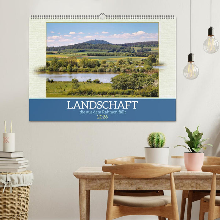 Landschaft, die aus dem Rahmen fällt (CALVENDO Wandkalender 2026)