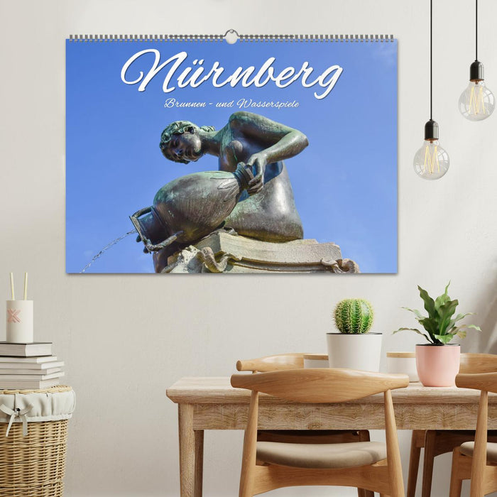 Nürnberg Brunnen - und Wasserspiele (CALVENDO Wandkalender 2026)