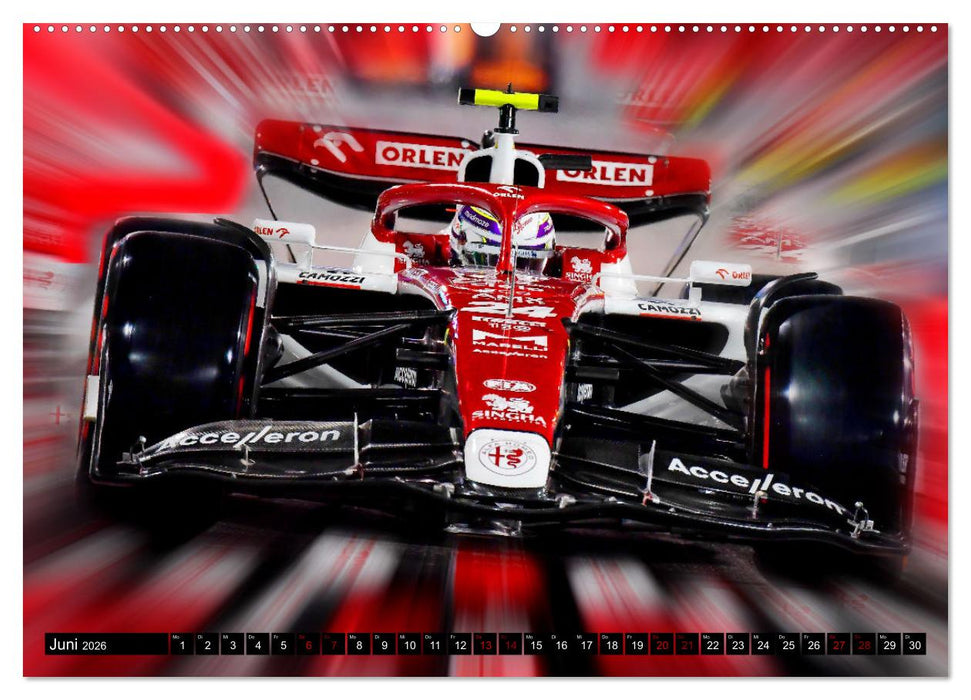 Racing - Vollgas kreativ (CALVENDO Wandkalender 2026)