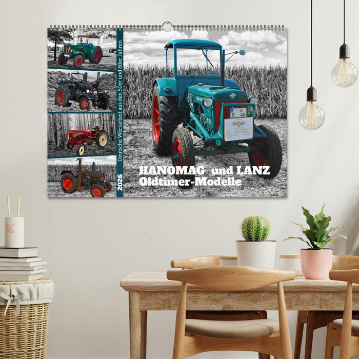 HANOMAG und LANZ Oldtimer Modelle (CALVENDO Wandkalender 2026)