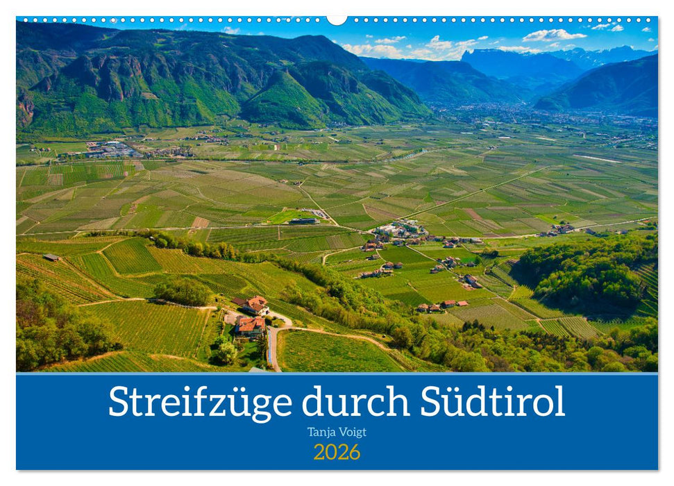 Streifzüge durch Südtirol (CALVENDO Wandkalender 2026)