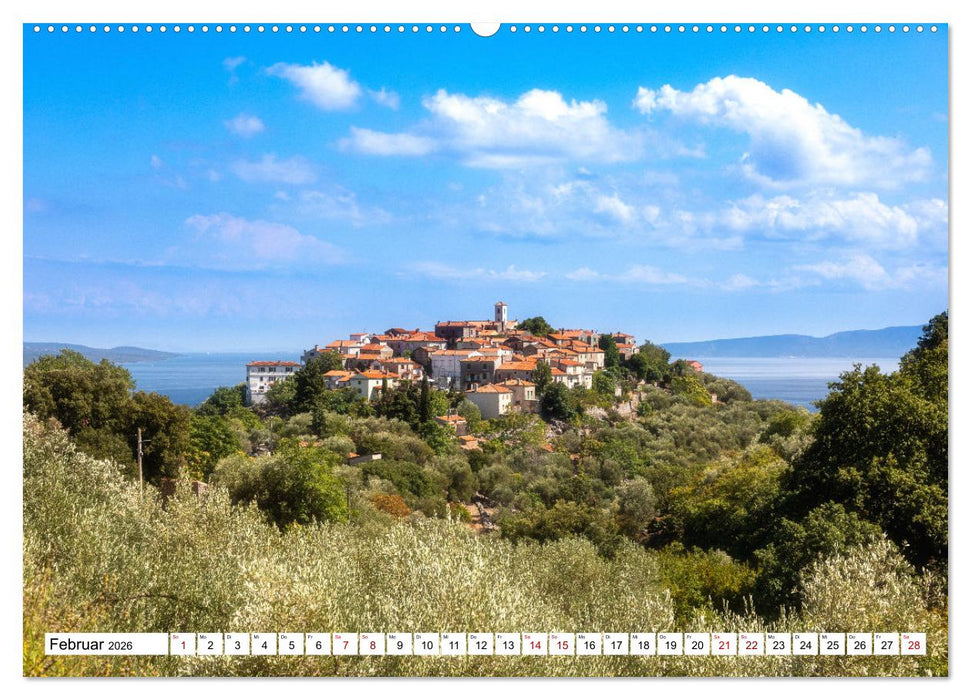 Cres und Losinj, wilde Insel-Schönheiten in der Kvarner Bucht (CALVENDO Premium Wandkalender 2026)