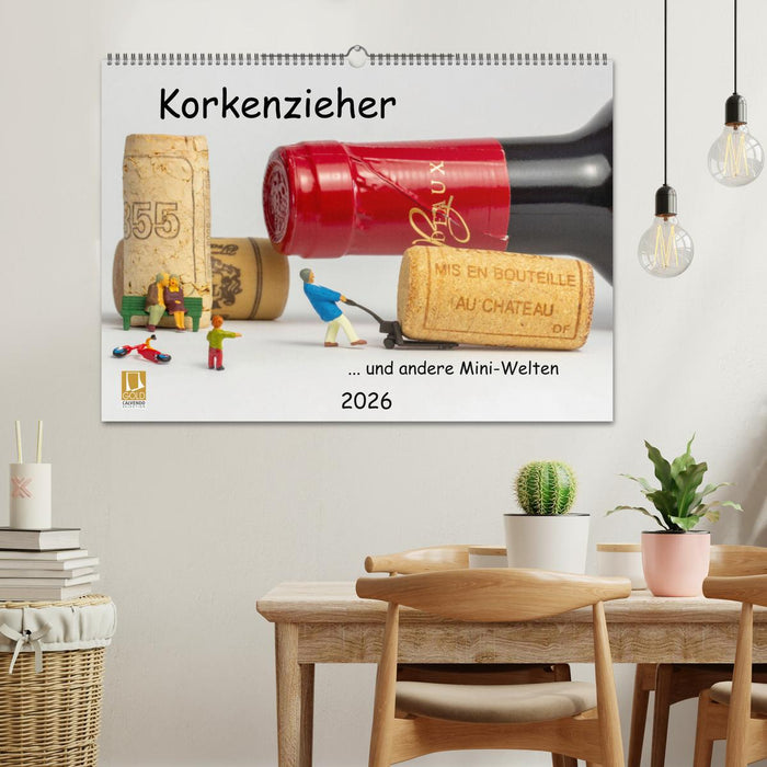 Korkenzieher ... und andere Mini-Welten (CALVENDO Wandkalender 2026)
