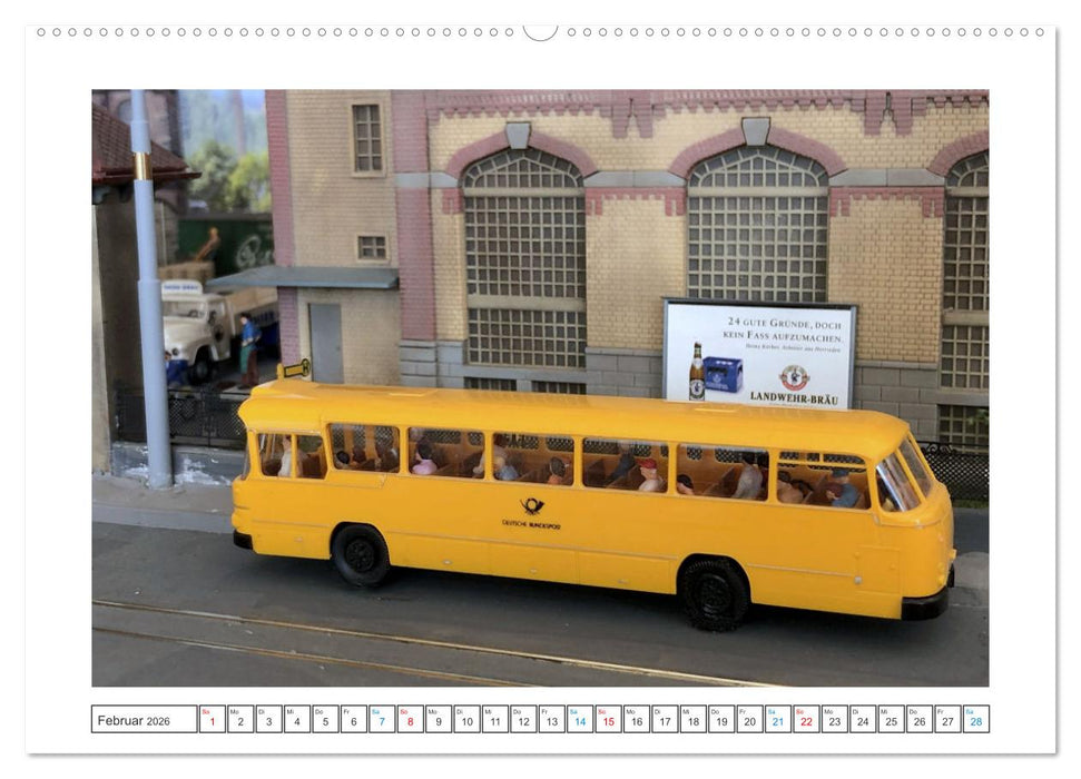 Miniaturbusse (CALVENDO Wandkalender 2026)