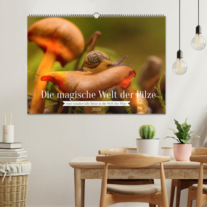 Die magische Welt der Pilze (CALVENDO Wandkalender 2026)