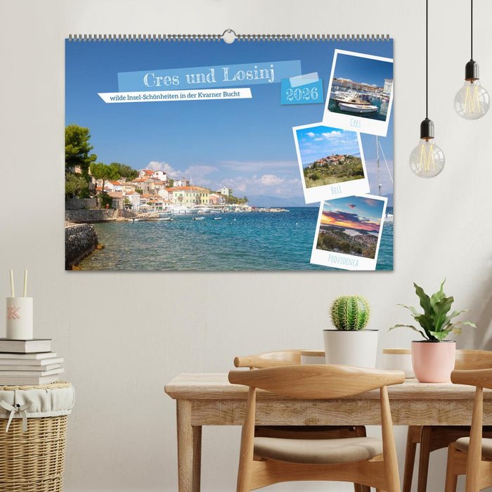 Cres und Losinj, wilde Insel-Schönheiten in der Kvarner Bucht (CALVENDO Wandkalender 2026)