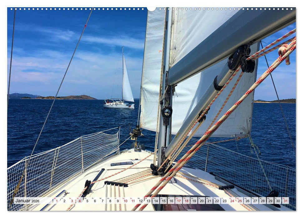 Segeln - mit dem Wind (CALVENDO Premium Wandkalender 2026)
