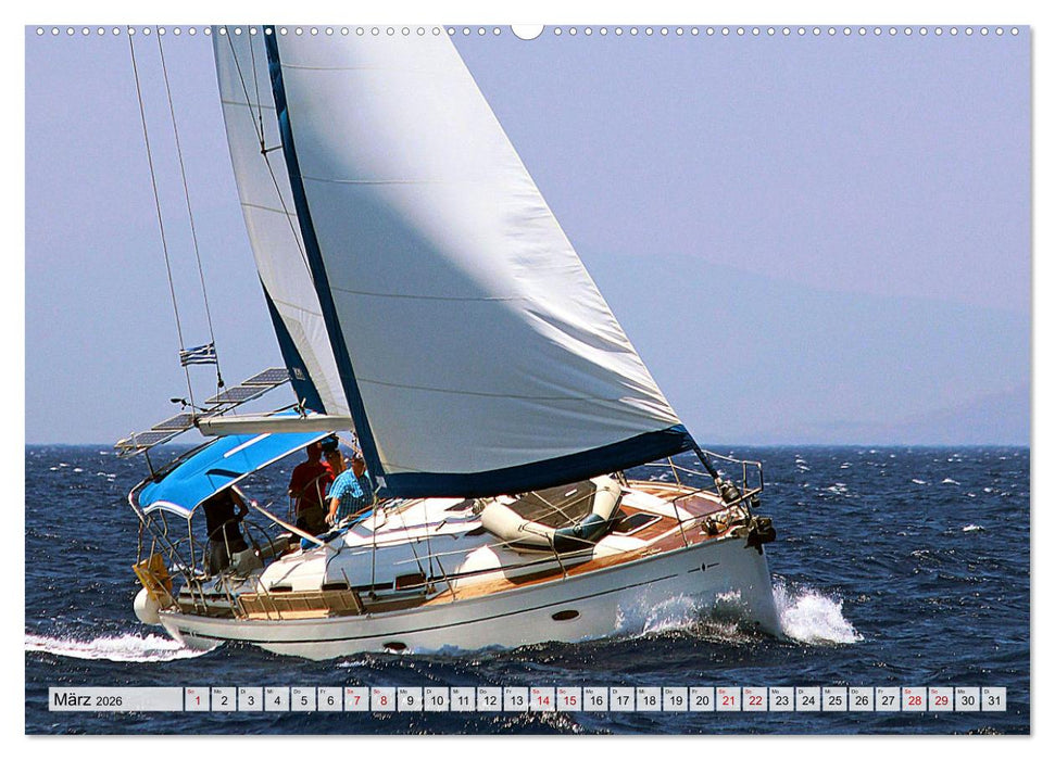 Segeln - mit dem Wind (CALVENDO Premium Wandkalender 2026)