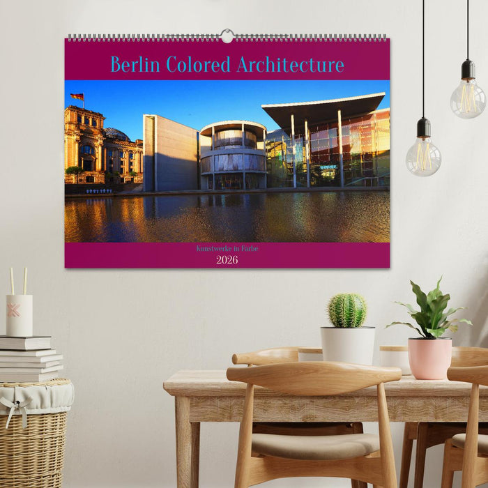 Berlin Colored Architecture (CALVENDO Wandkalender 2026)