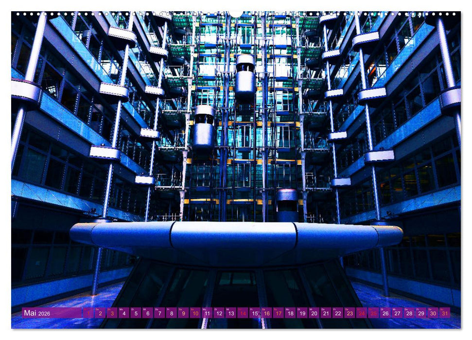 Berlin Colored Architecture (CALVENDO Wandkalender 2026)