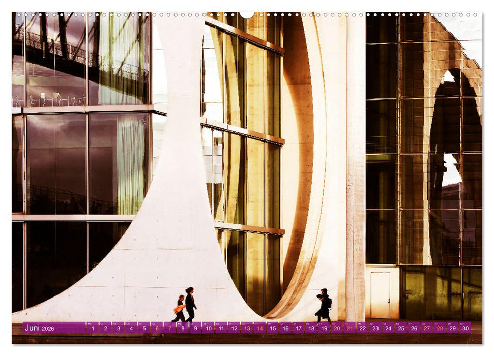Berlin Colored Architecture (CALVENDO Wandkalender 2026)