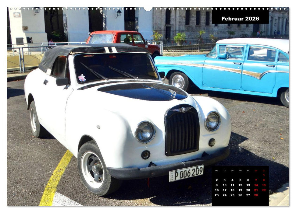 Austin Somerset Coupé - Eine britische Rarität in Kuba (CALVENDO Wandkalender 2026)