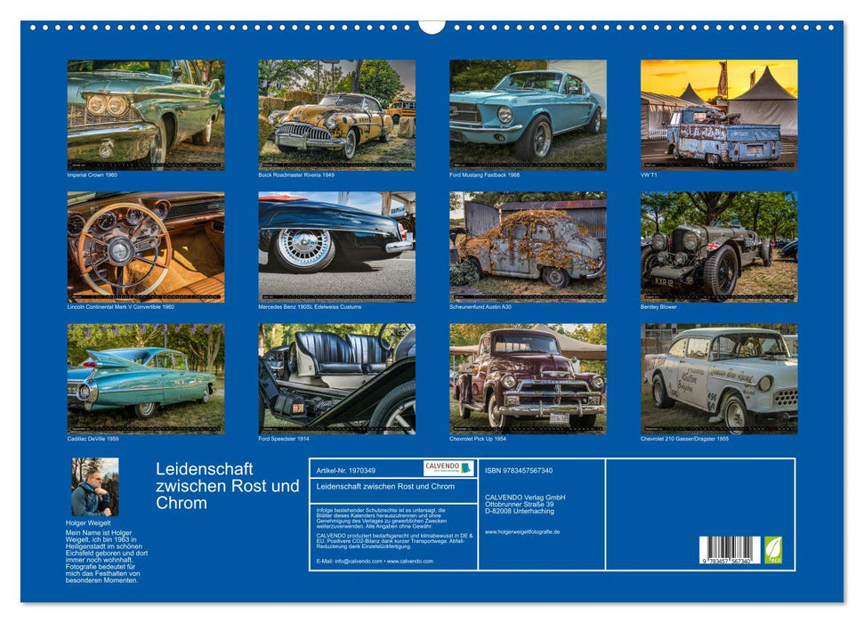 Leidenschaft zwischen Rost und Chrom (CALVENDO Wandkalender 2026)