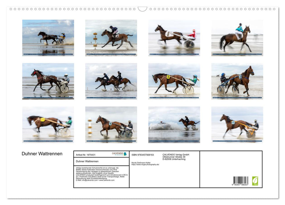 Duhner Wattrennen (CALVENDO Wandkalender 2026)