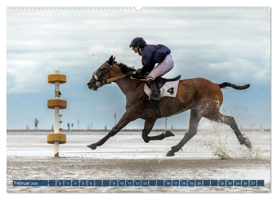 Duhner Wattrennen (CALVENDO Wandkalender 2026)