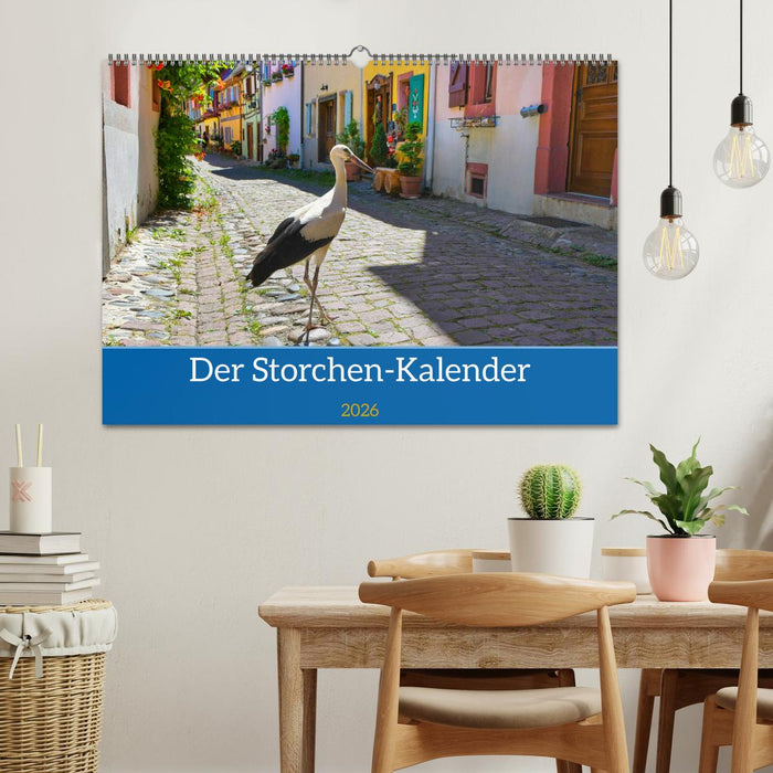 Der Storchenkalender (CALVENDO Wandkalender 2026)