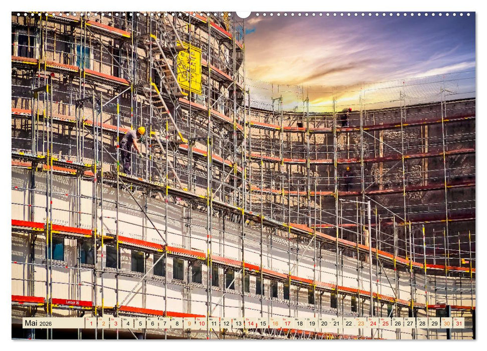 Gerüstbau (CALVENDO Wandkalender 2026)