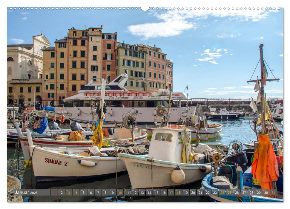 Boote mit Kulisse (CALVENDO Wandkalender 2026)