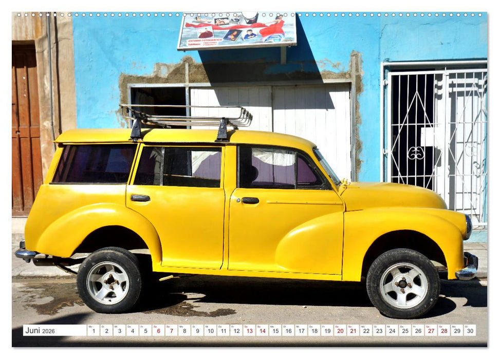 Kombi-Klassiker - British Estate Cars in Kuba (CALVENDO Wandkalender 2026)