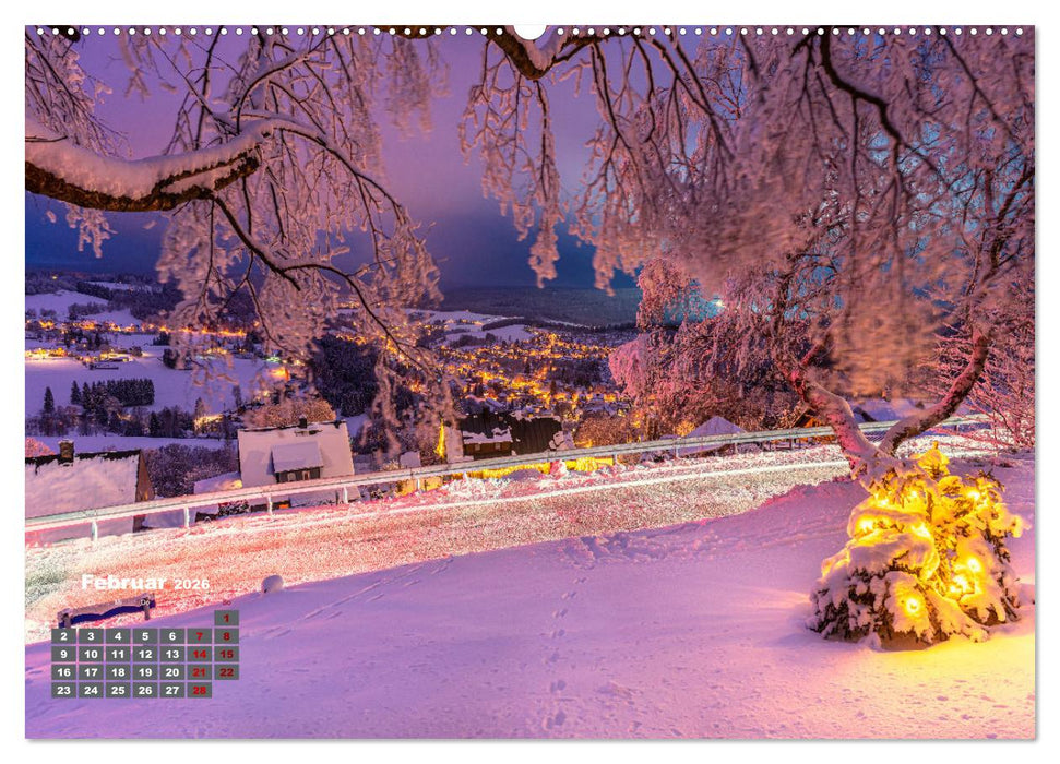 Vogtland - von Klingenthal bis Göltzschtal (CALVENDO Wandkalender 2026)