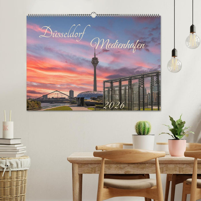 Düsseldorf Medienhafen (CALVENDO Wandkalender 2026)