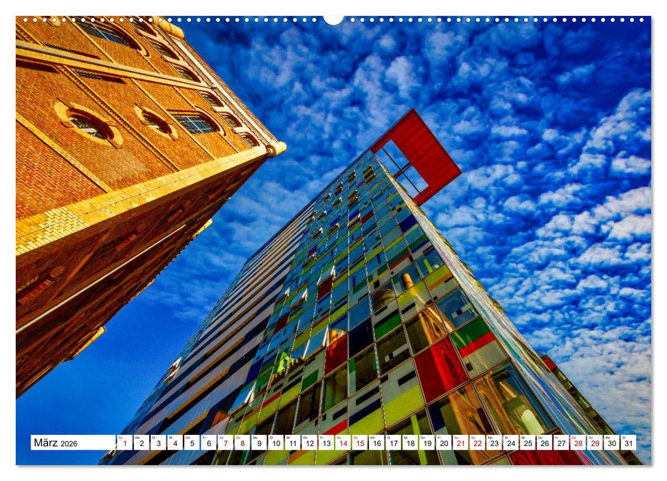 Düsseldorf Medienhafen (CALVENDO Wandkalender 2026)