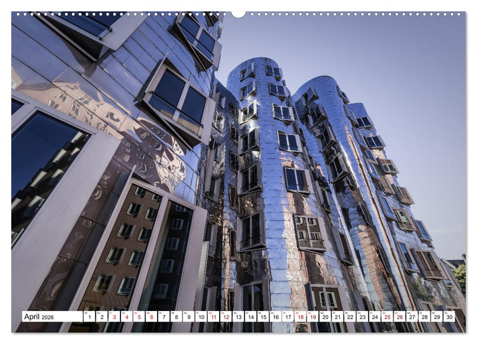 Düsseldorf Medienhafen (CALVENDO Wandkalender 2026)