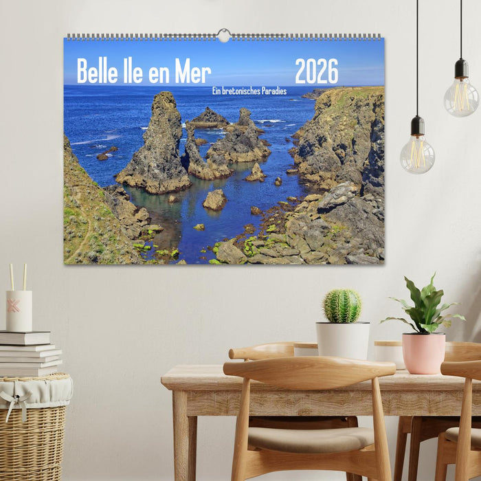 Belle Ile en Mer - Ein bretonisches Paradies (CALVENDO Wandkalender 2026)