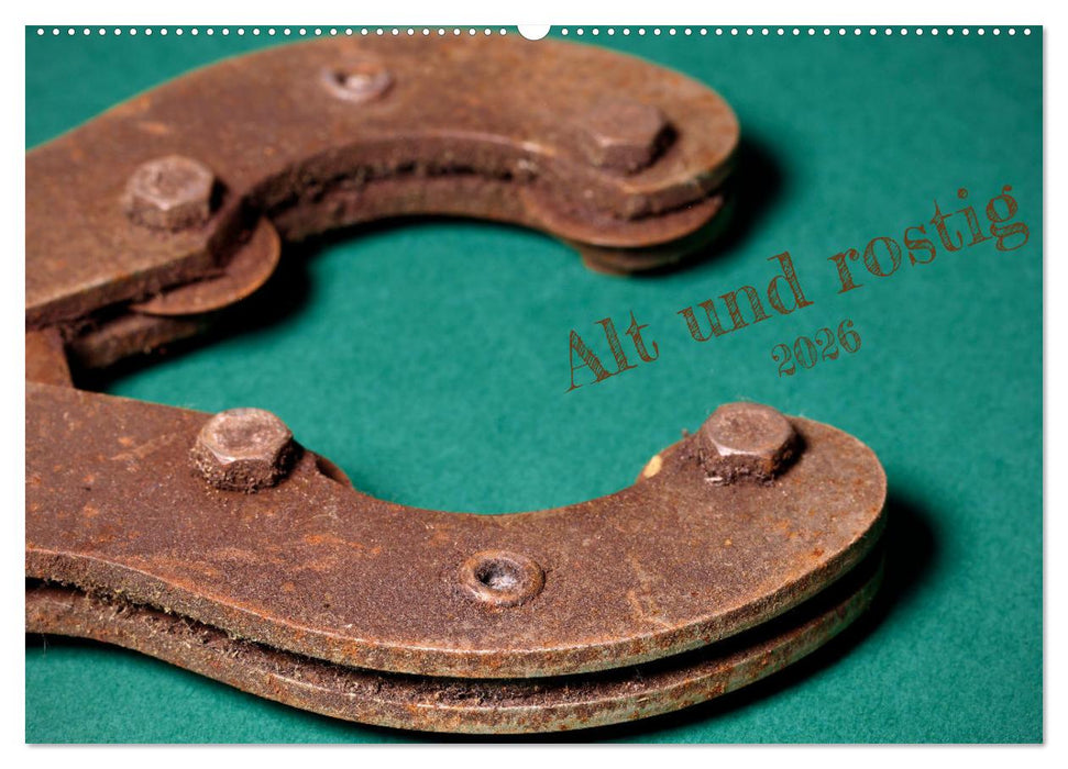 Alt und rostig (CALVENDO Wandkalender 2026)