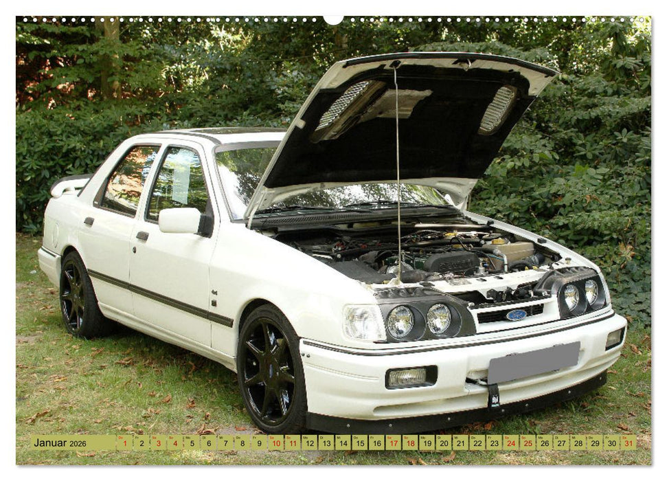 Autoklassiker Ford vom A-Model bis Thunderbird (CALVENDO Wandkalender 2026)