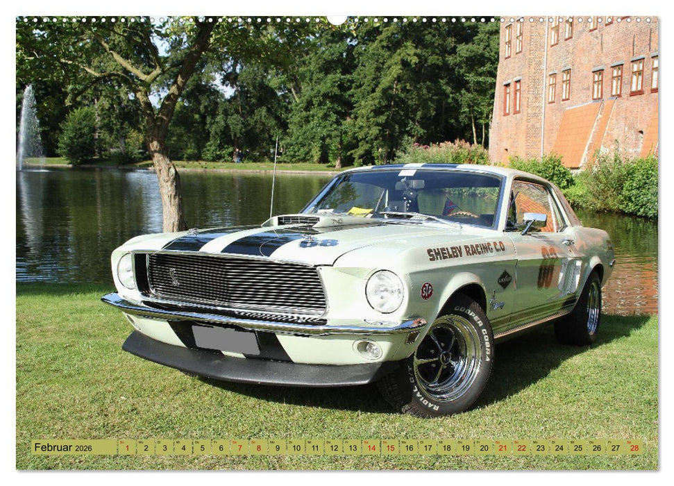 Autoklassiker Ford vom A-Model bis Thunderbird (CALVENDO Wandkalender 2026)