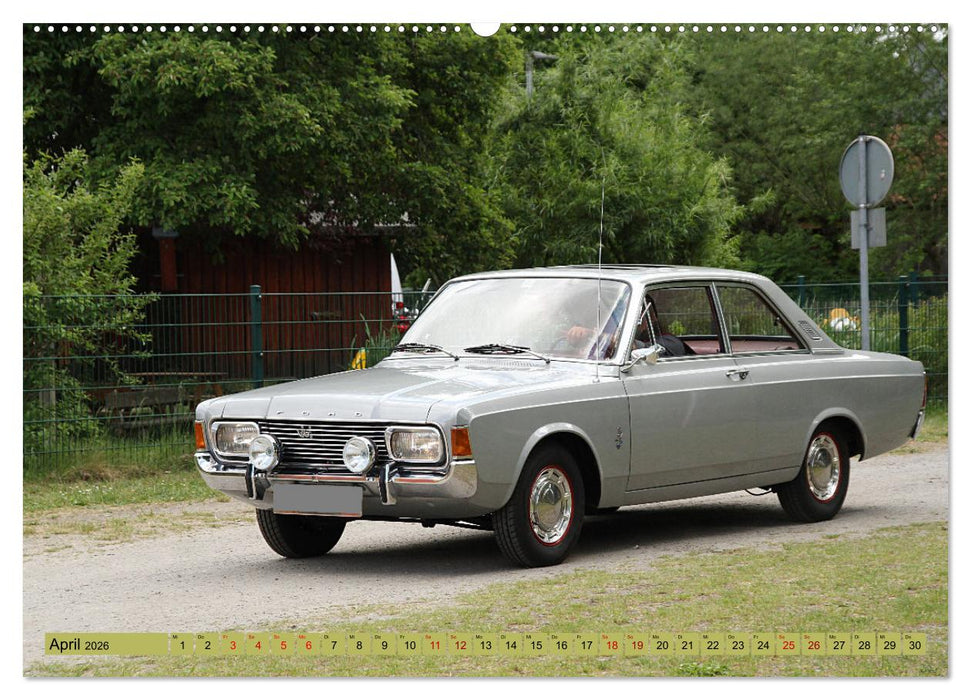 Autoklassiker Ford vom A-Model bis Thunderbird (CALVENDO Wandkalender 2026)