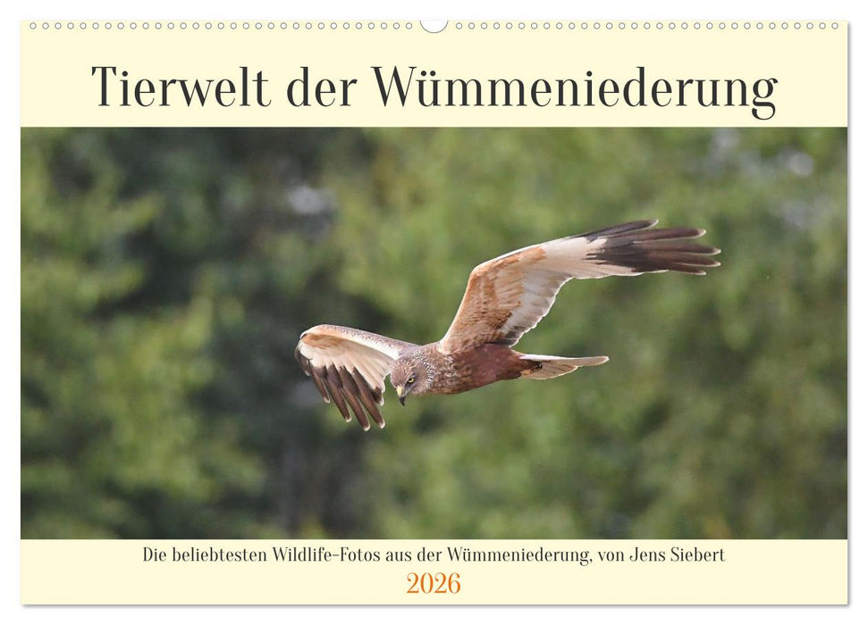 Tierwelt der Wümmeniederung (CALVENDO Wandkalender 2026)