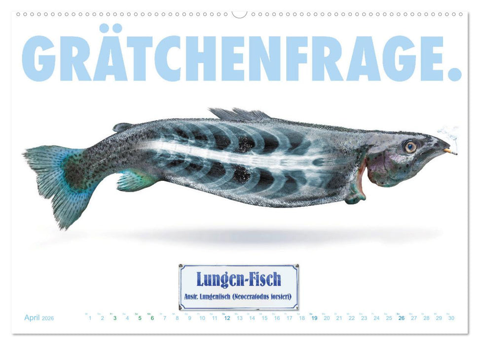 FiSH! · Der ultimative Küchenkalender (CALVENDO Wandkalender 2026)