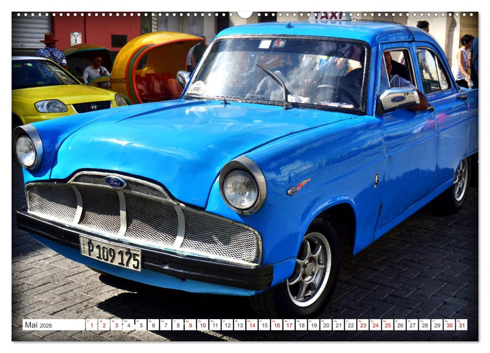ZEPHYR - Ein britischer Ford in Kuba (CALVENDO Wandkalender 2026)