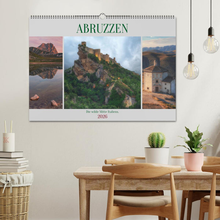 Abruzzen - Die wilde Mitte Italiens (CALVENDO Wandkalender 2026)
