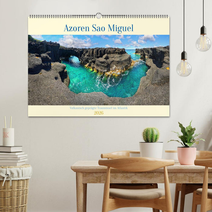 Sao Miguel Azoren - Vulkanisch geprägte Trauminsel im Atlantik (CALVENDO Wandkalender 2026)