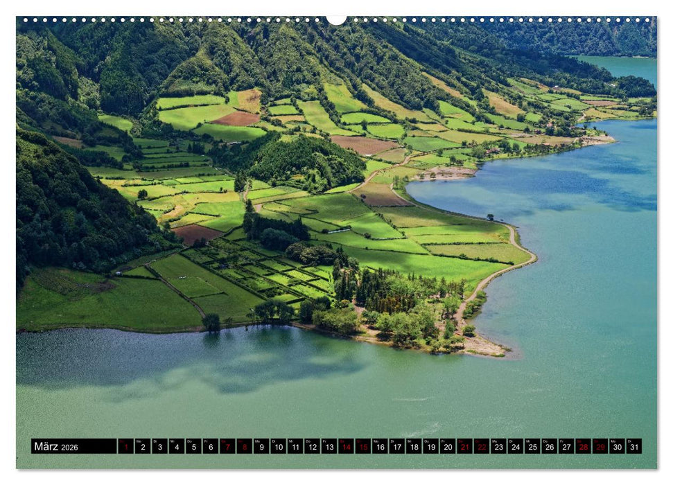 Sao Miguel Azoren - Vulkanisch geprägte Trauminsel im Atlantik (CALVENDO Wandkalender 2026)